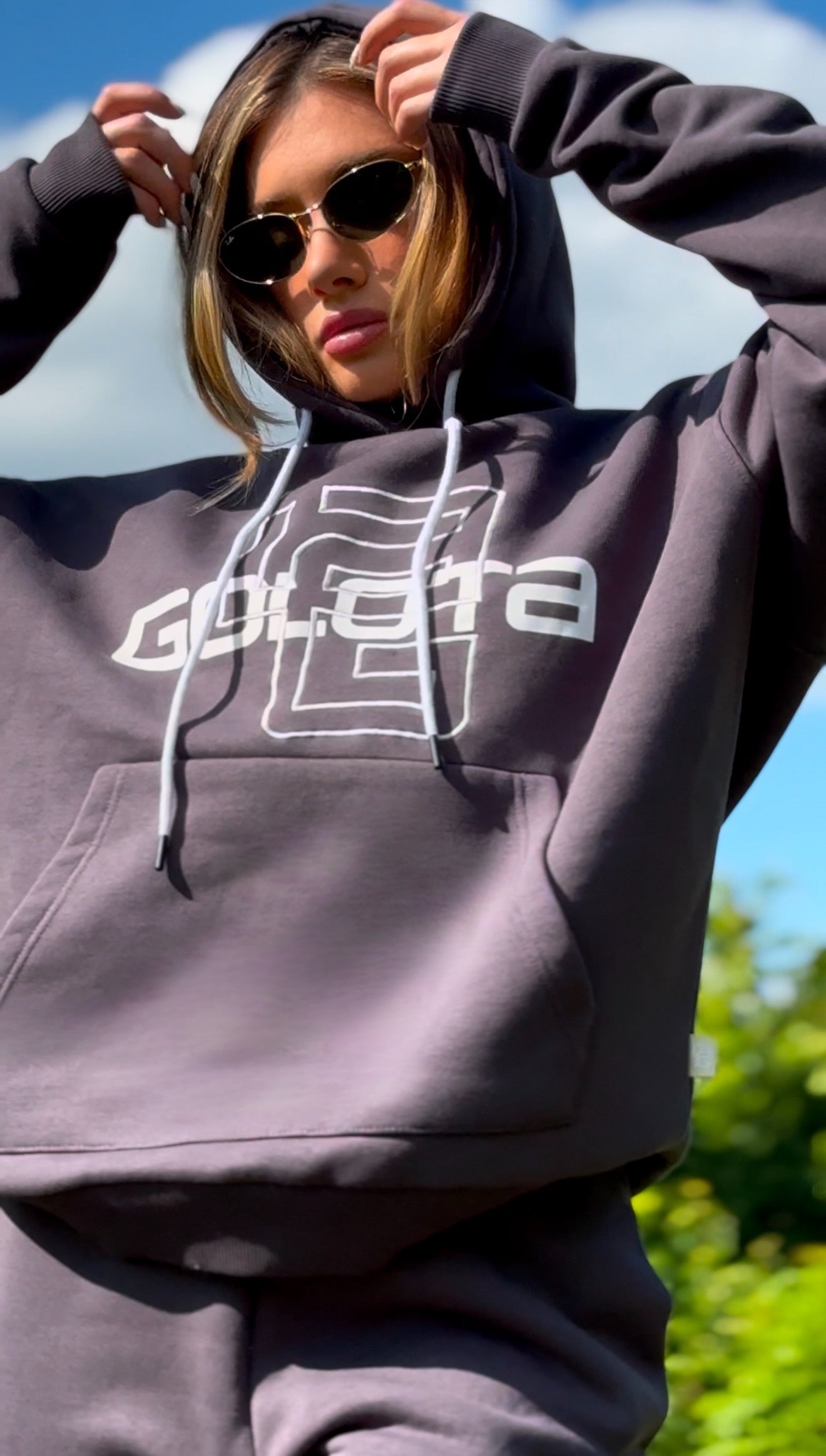 Унисекс Hoodie – Graphite, Logo