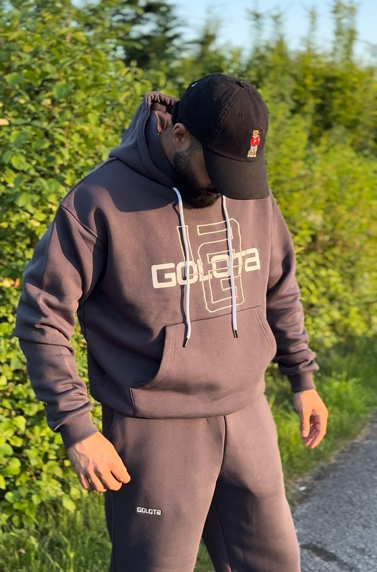 Унисекс Hoodie – Graphite, Logo