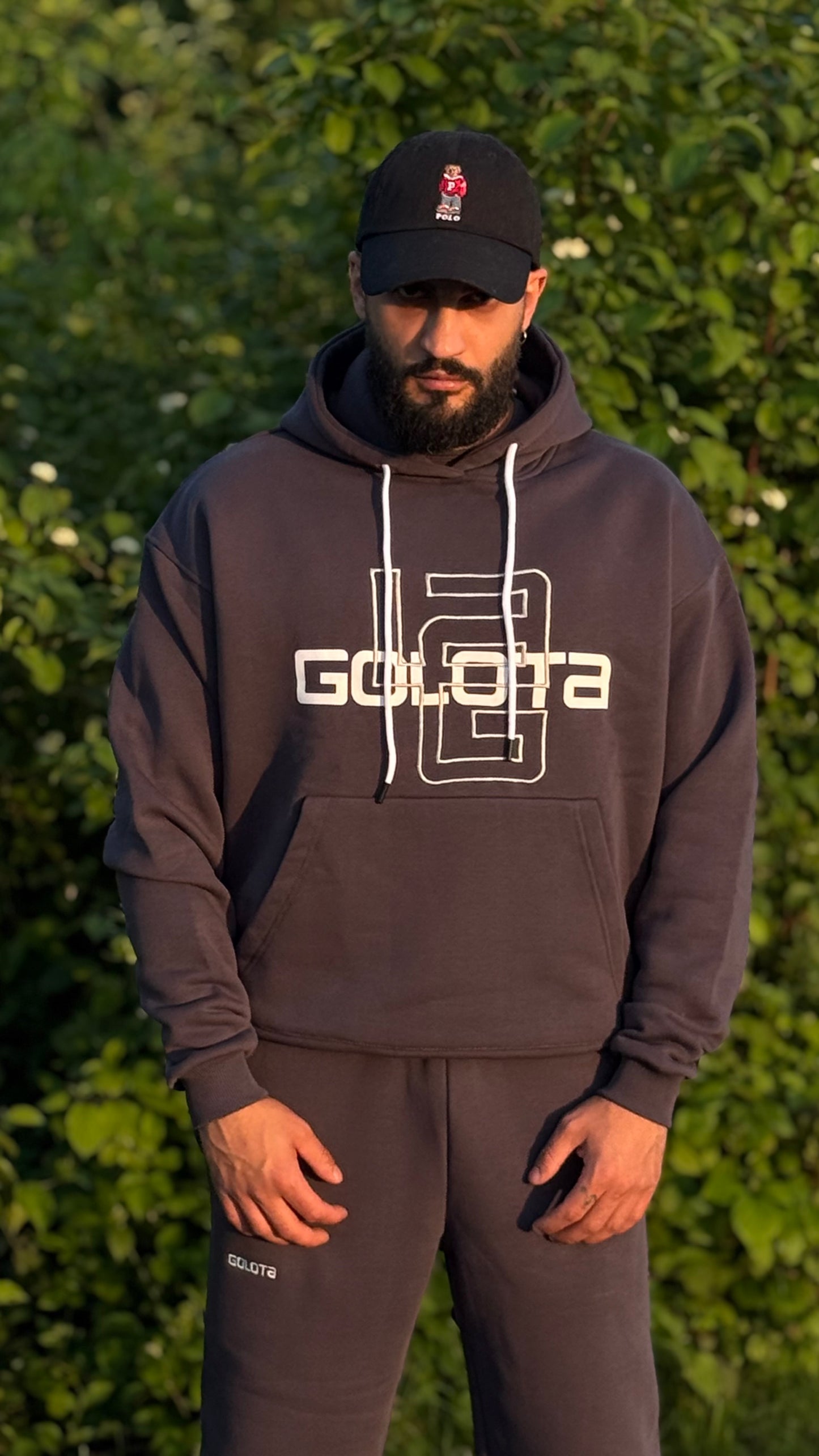 Унисекс Hoodie – Graphite, Logo