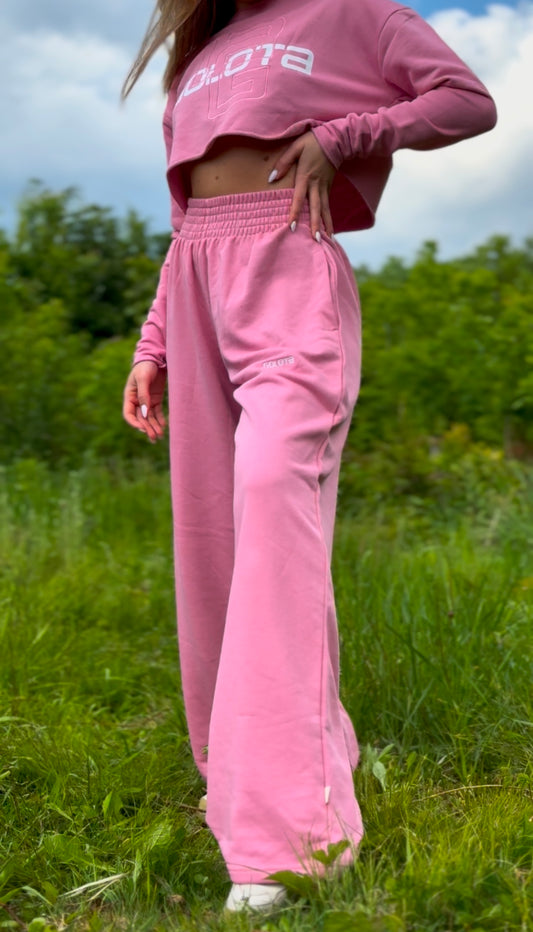 Woman Wide Pants - Pink