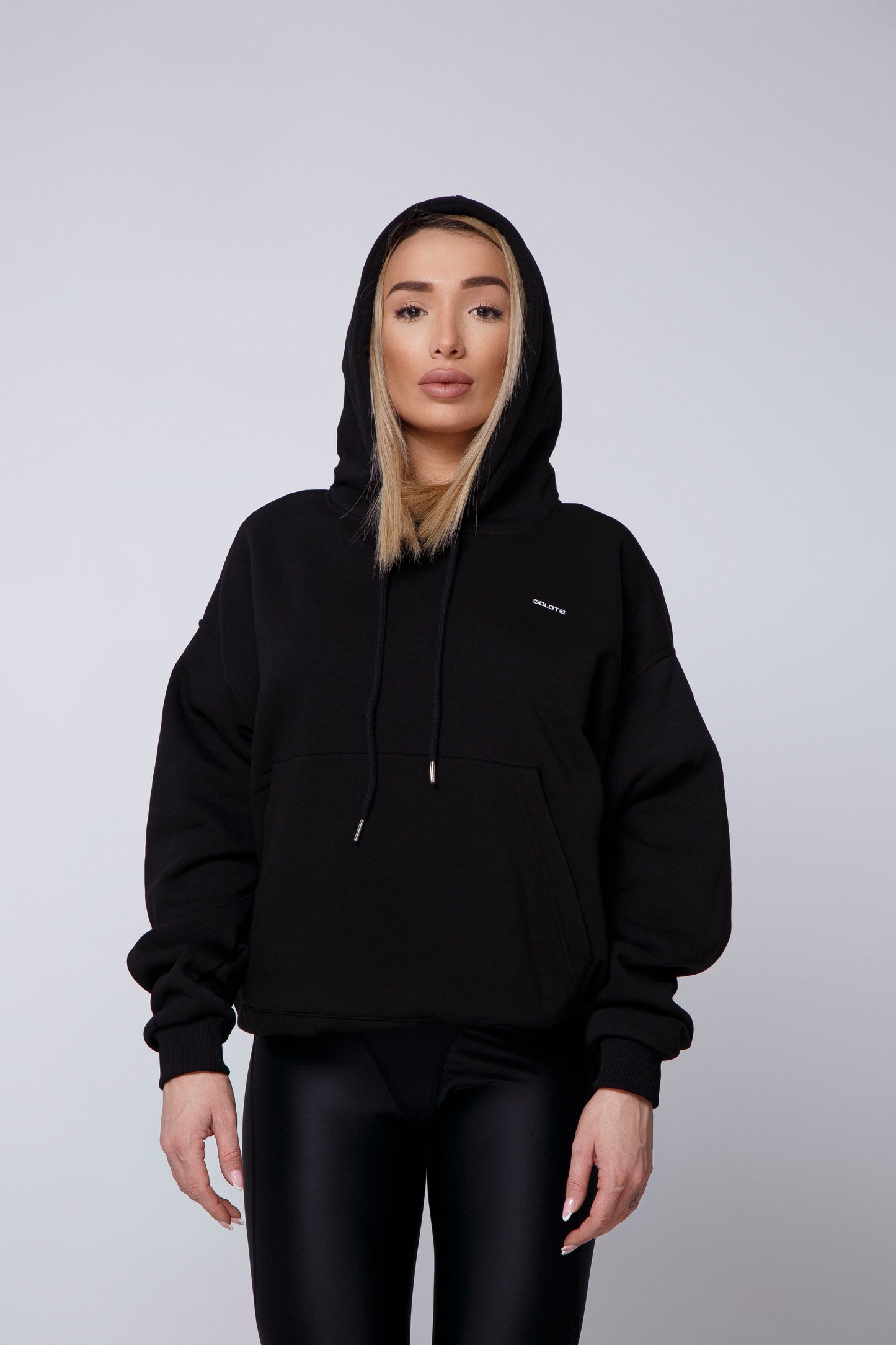 Unisex Hoodie Oversize - Black