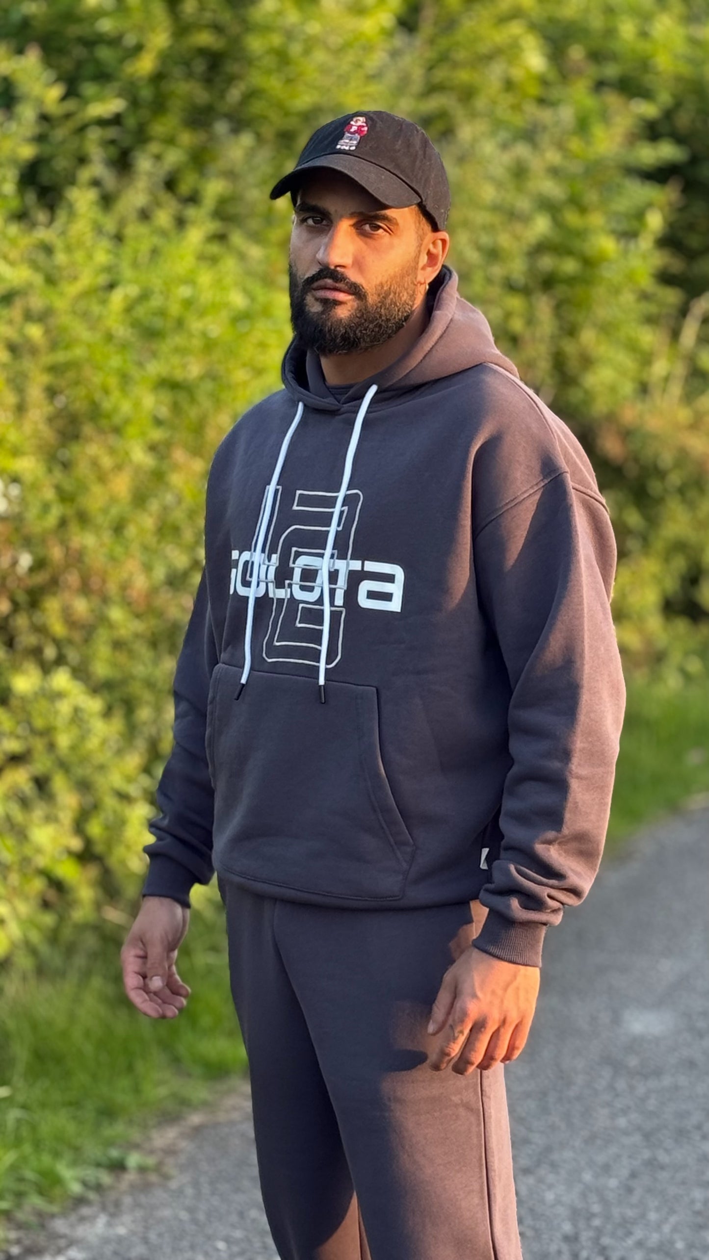 Унисекс Hoodie – Graphite, Logo
