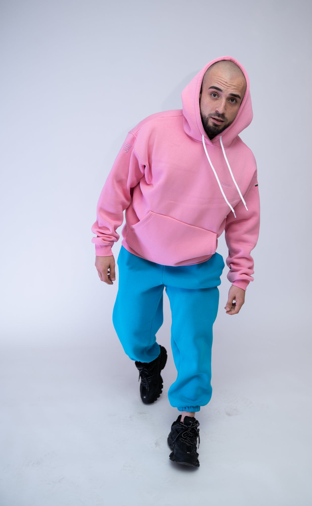 Unisex Hoodie Oversize - BABY PINK