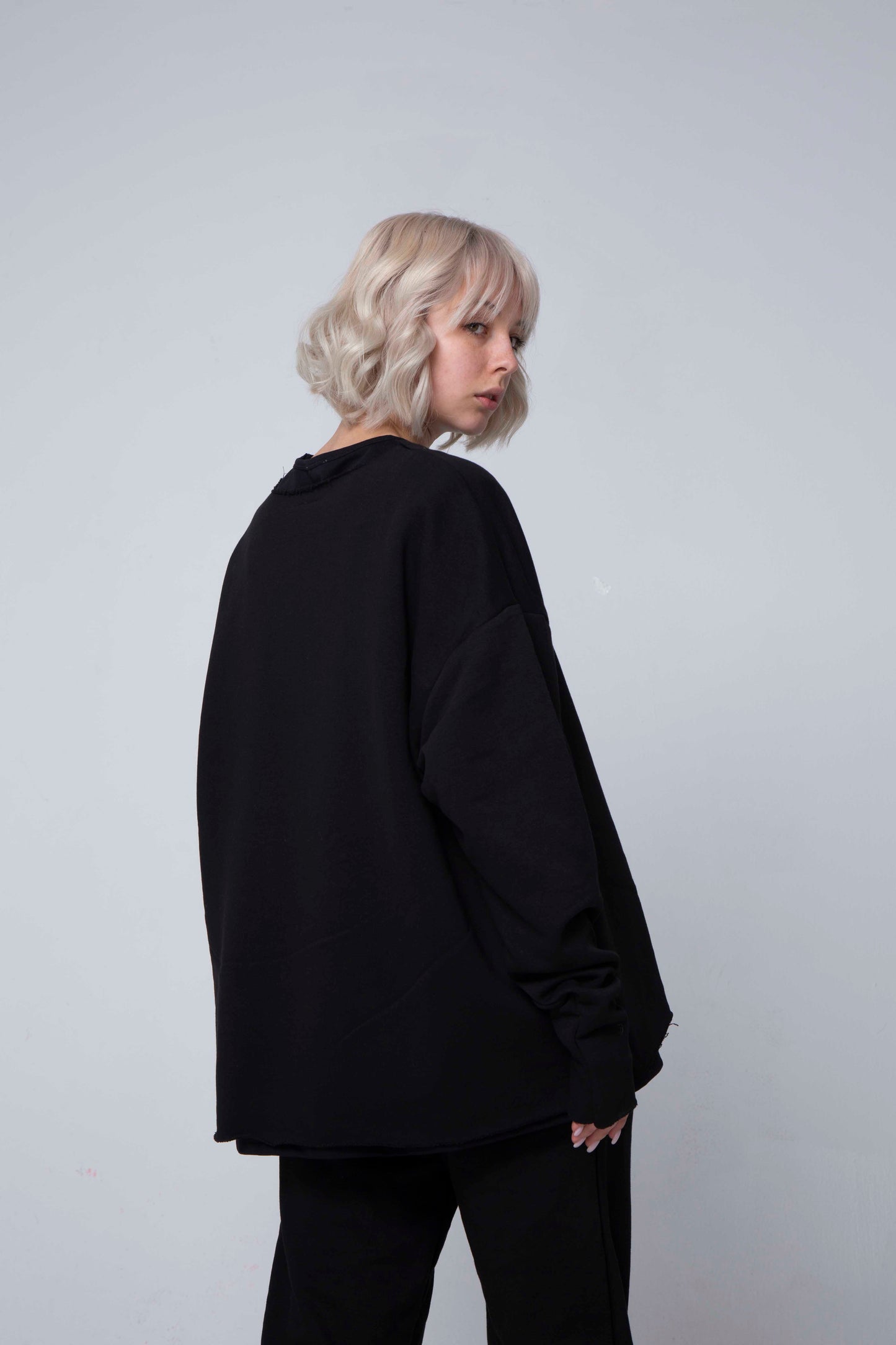 Unisex Блуза Oversize - Black