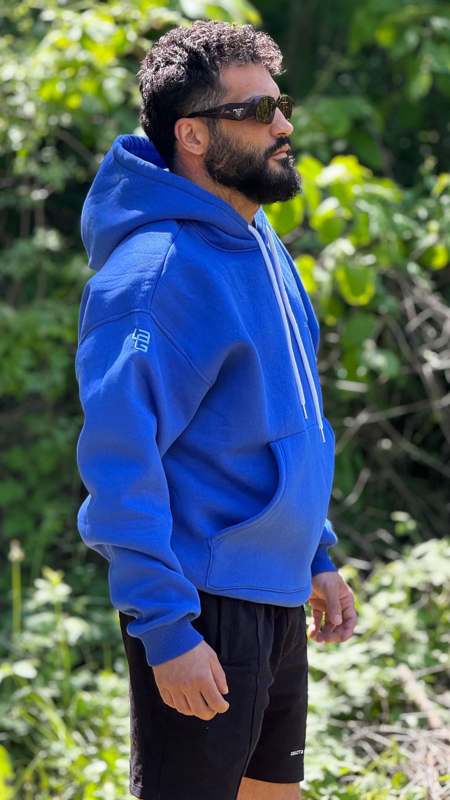 Unisex Oversize Hoodie - Royal Blue