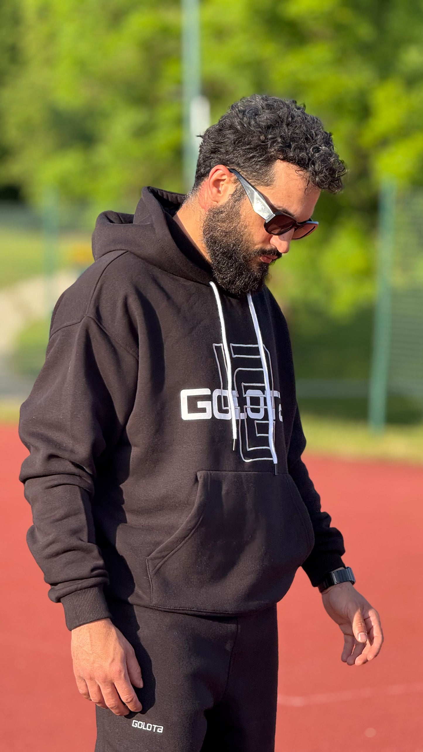 Унисекс Hoodie – Black, Logo