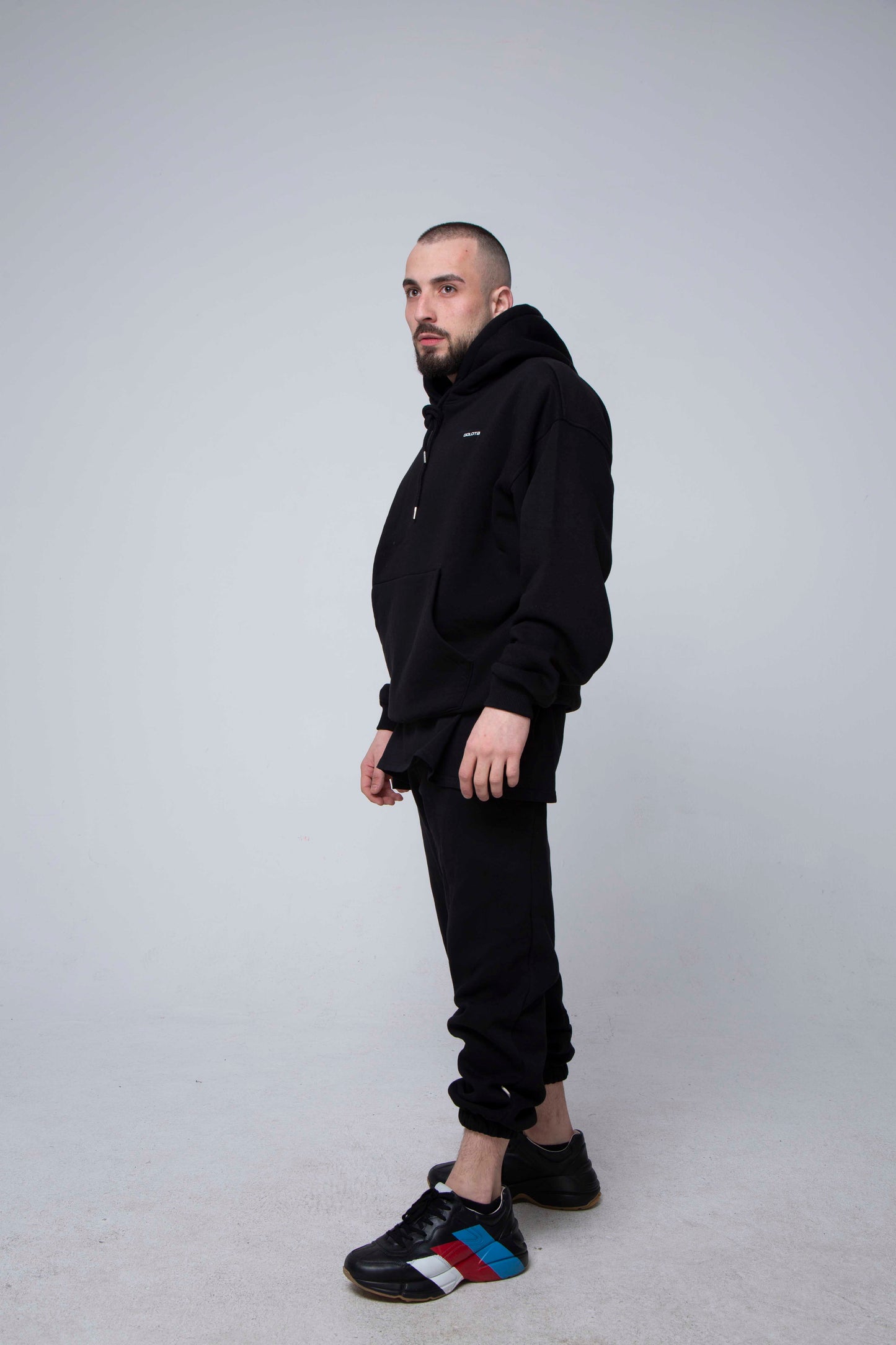 Unisex Hoodie Oversize - Black