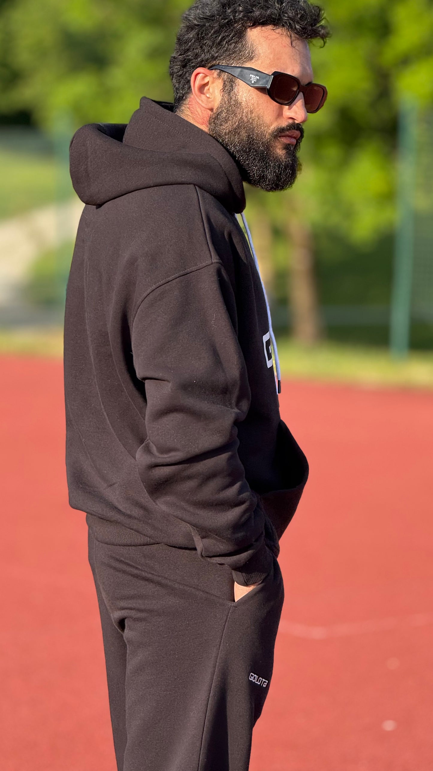 Унисекс Hoodie – Black, Logo
