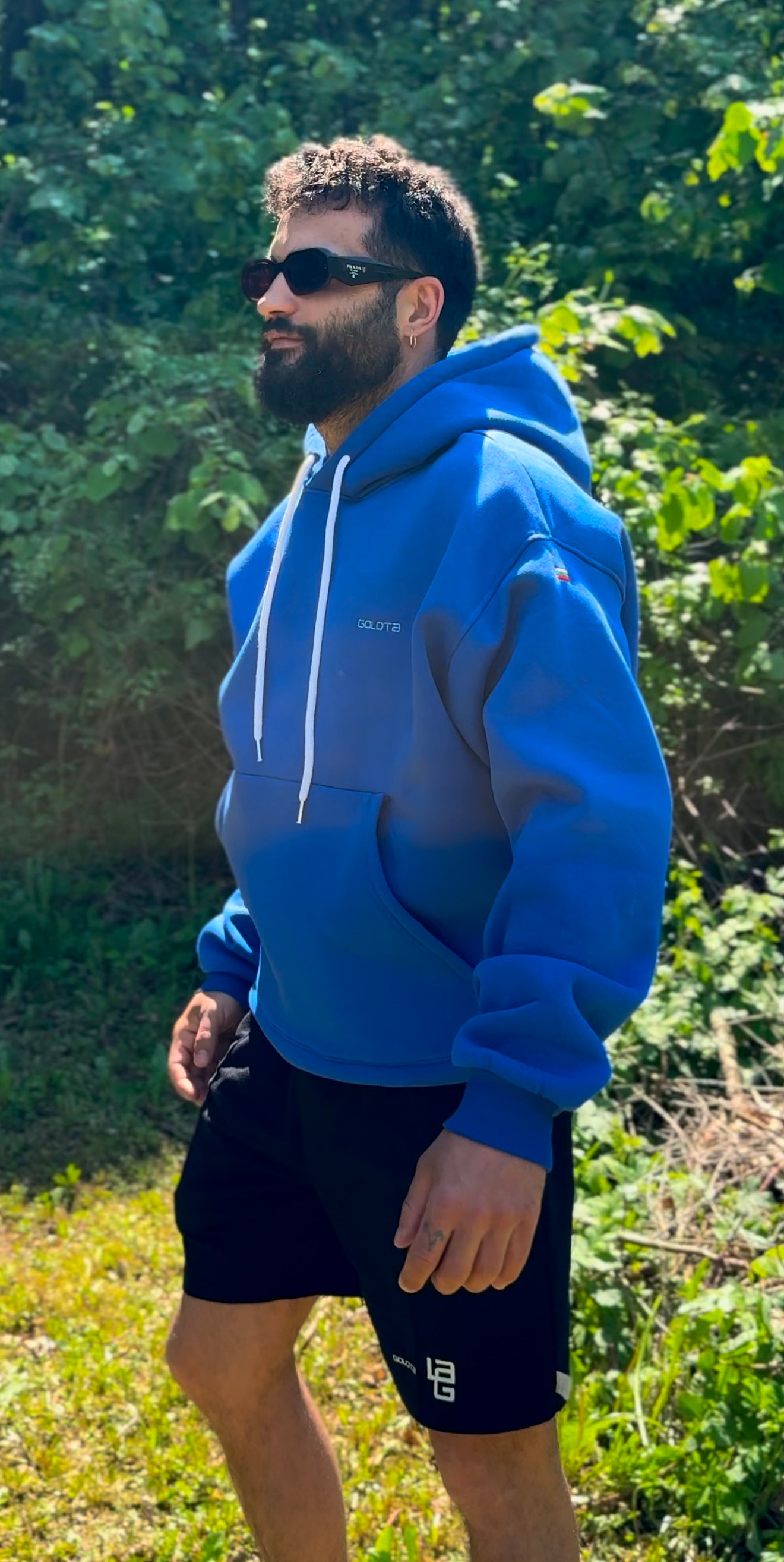 Unisex Oversize Hoodie - Royal Blue