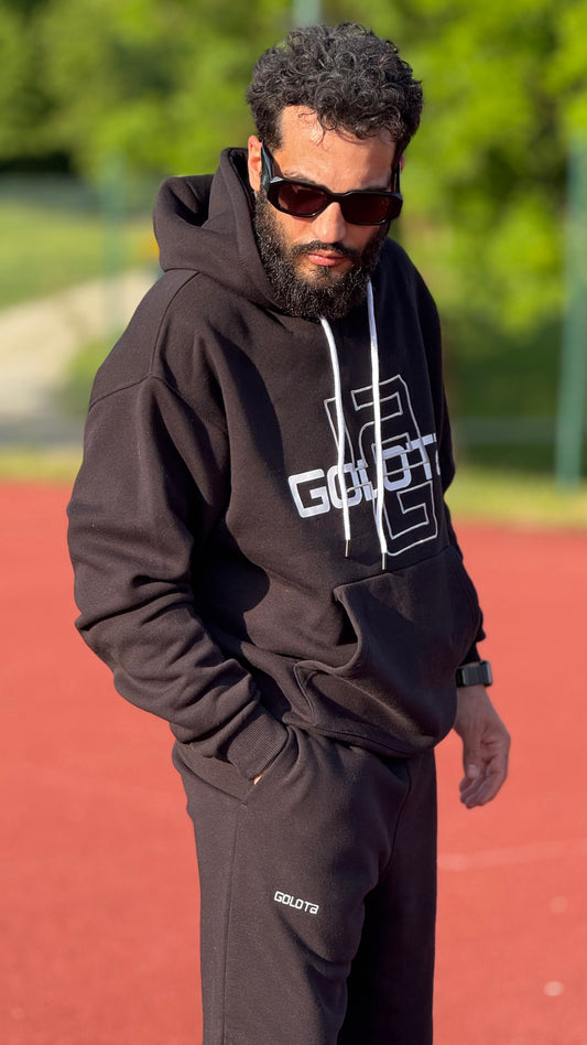 Унисекс Hoodie – Black, Logo