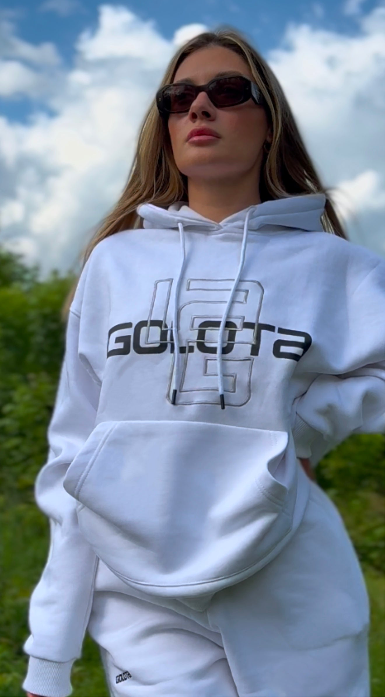 Unisex Oversize Hoodie - Off-White Logo