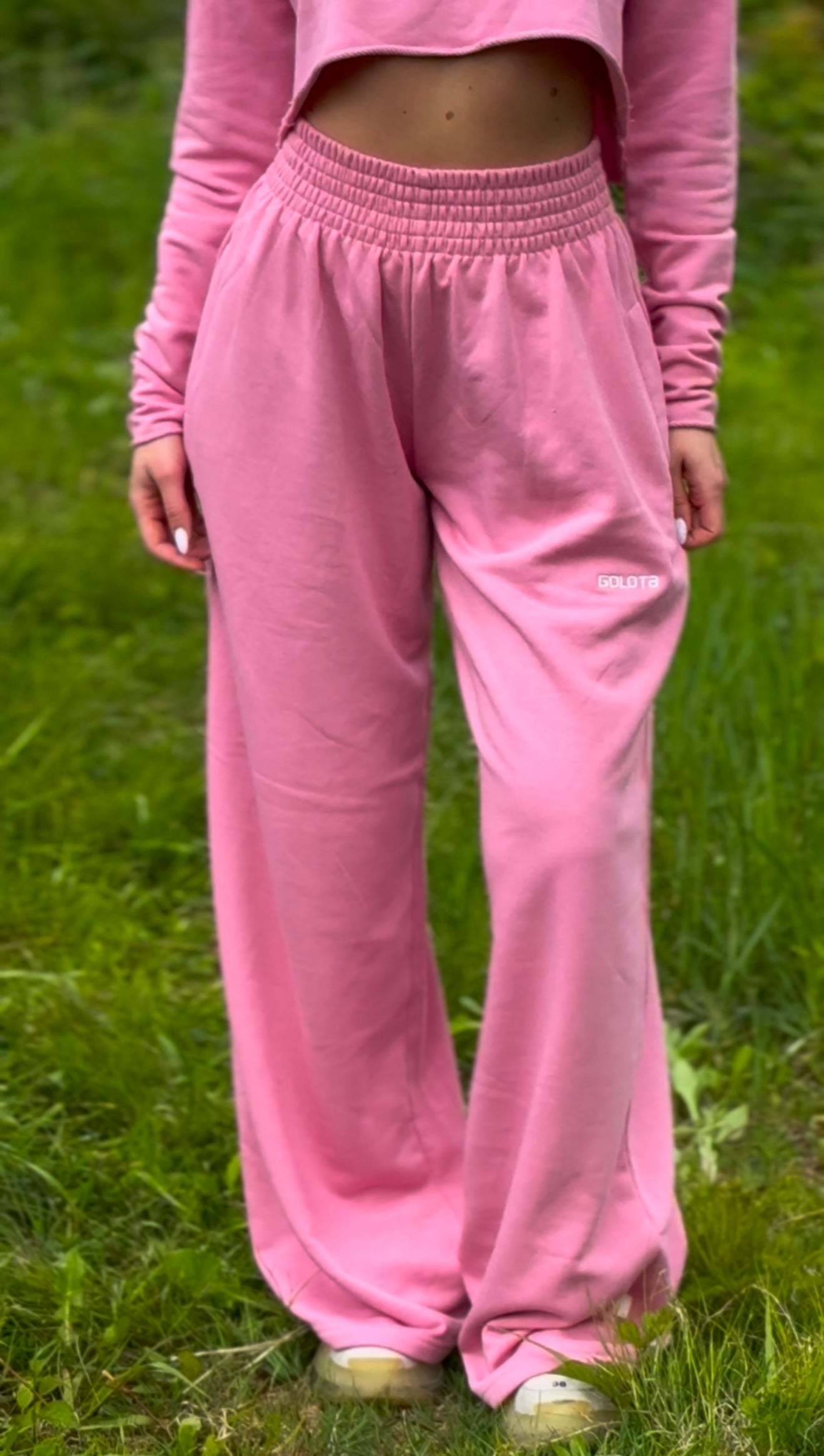 Woman Wide Pants - Pink