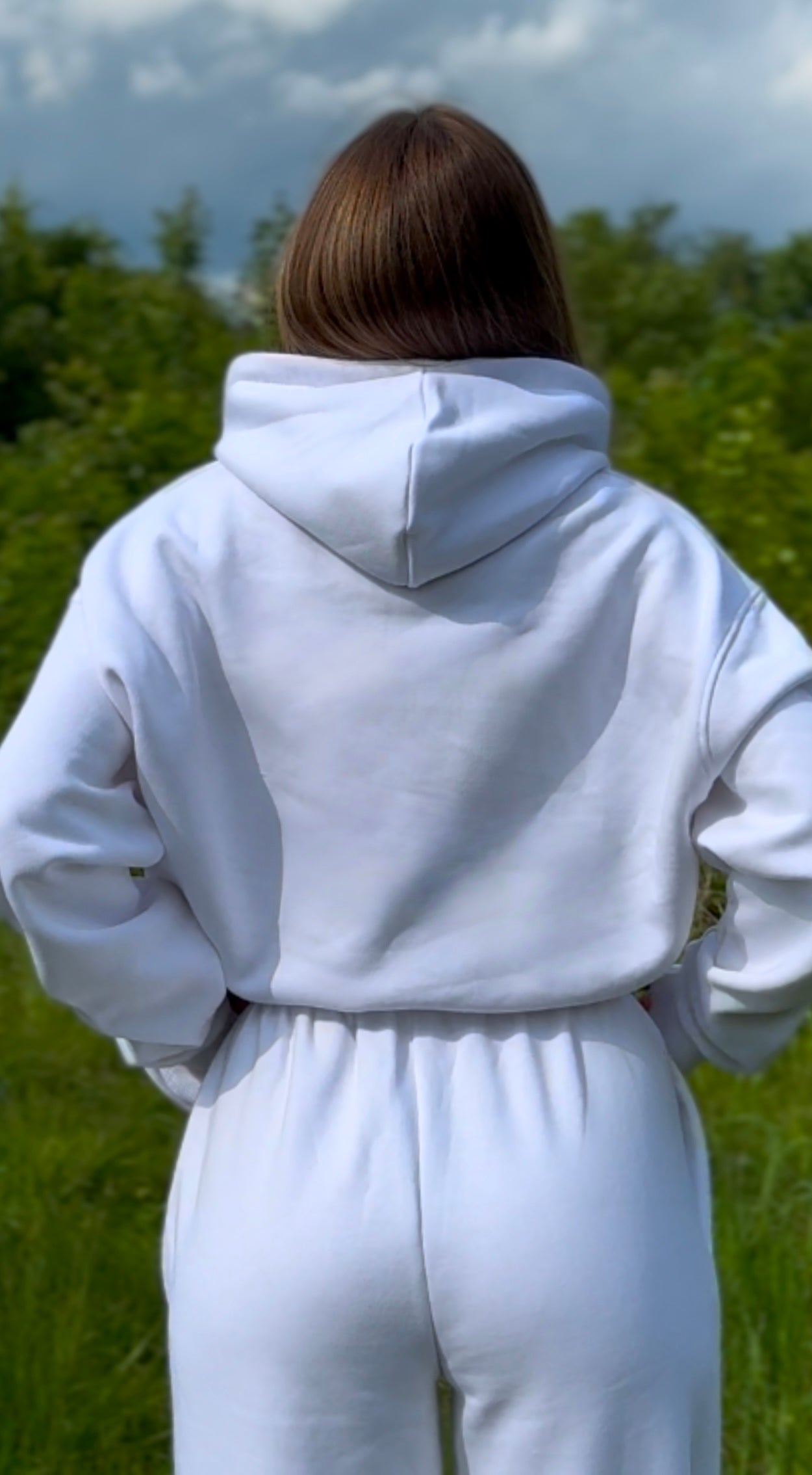 Unisex Oversize Hoodie - Off-White Logo