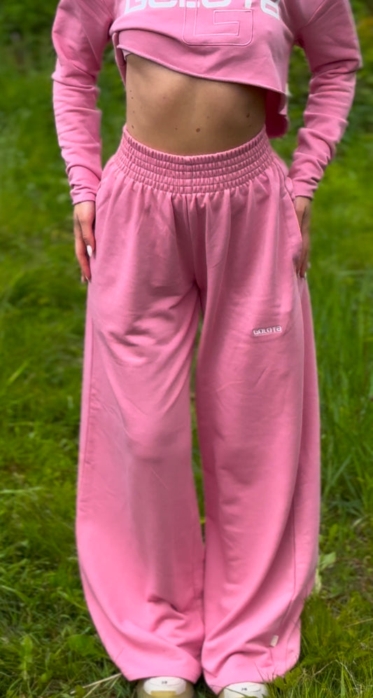 Woman Wide Pants - Pink