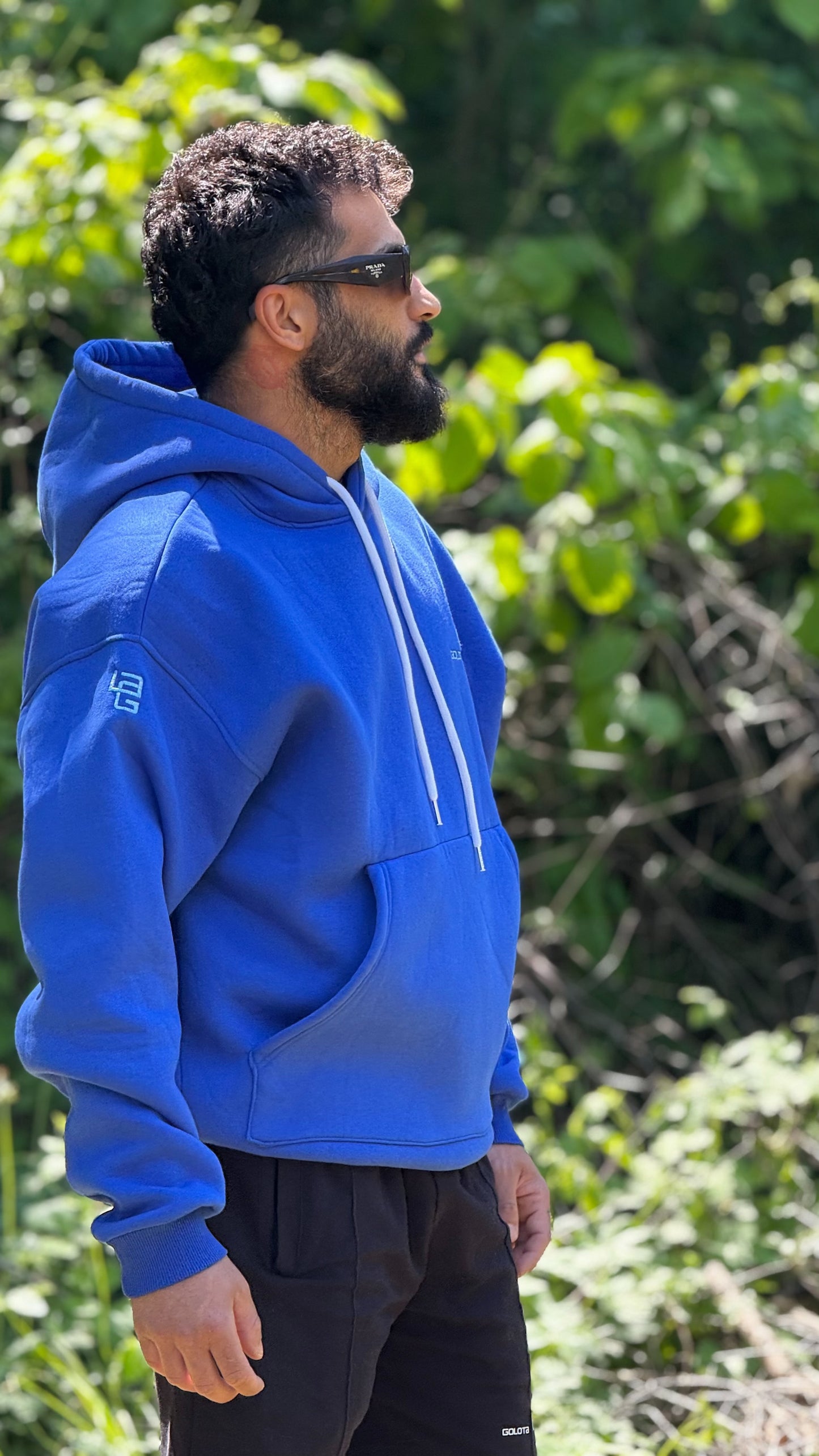 Unisex Oversize Hoodie - Royal Blue