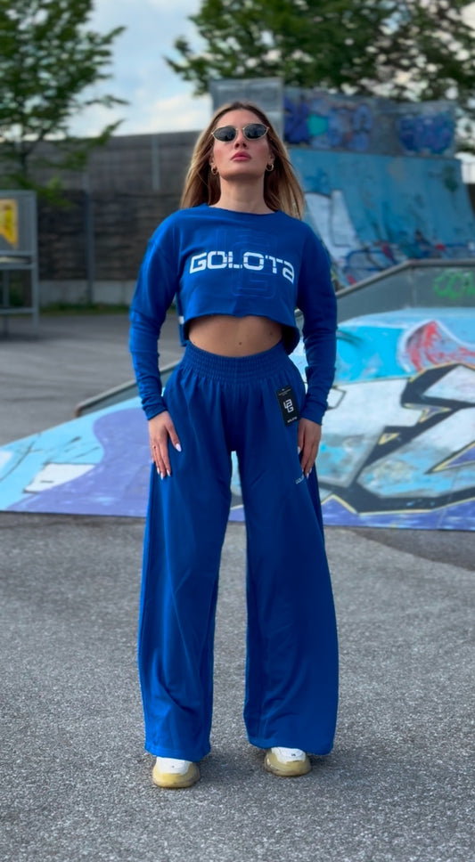 Woman Crop-Top - Royal Blue
