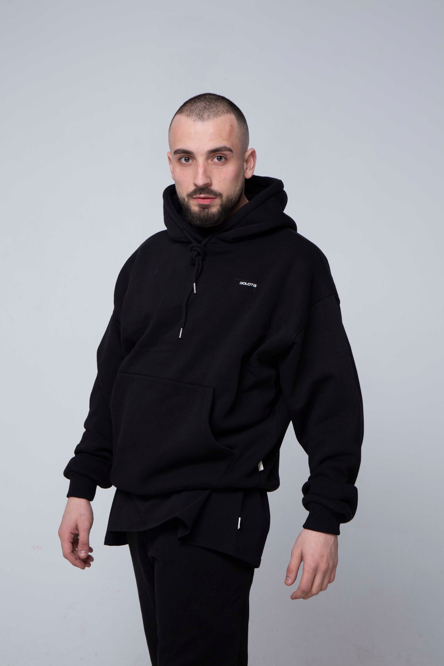 Unisex Hoodie Oversize - Black