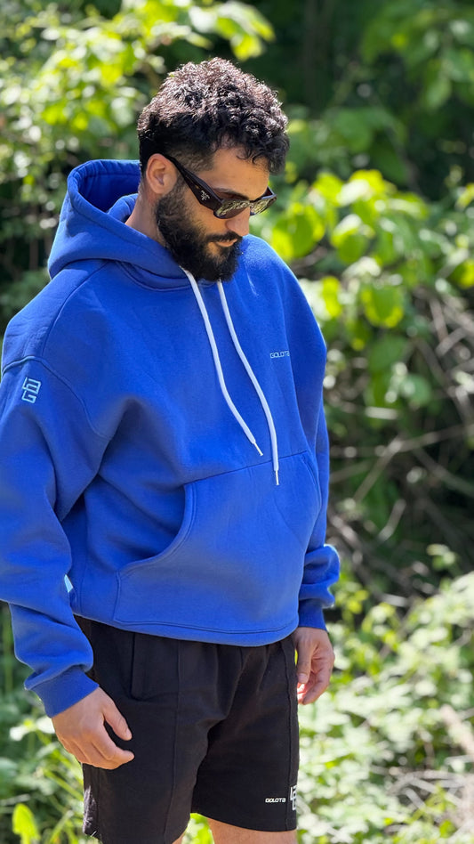 Unisex Oversize Hoodie - Royal Blue