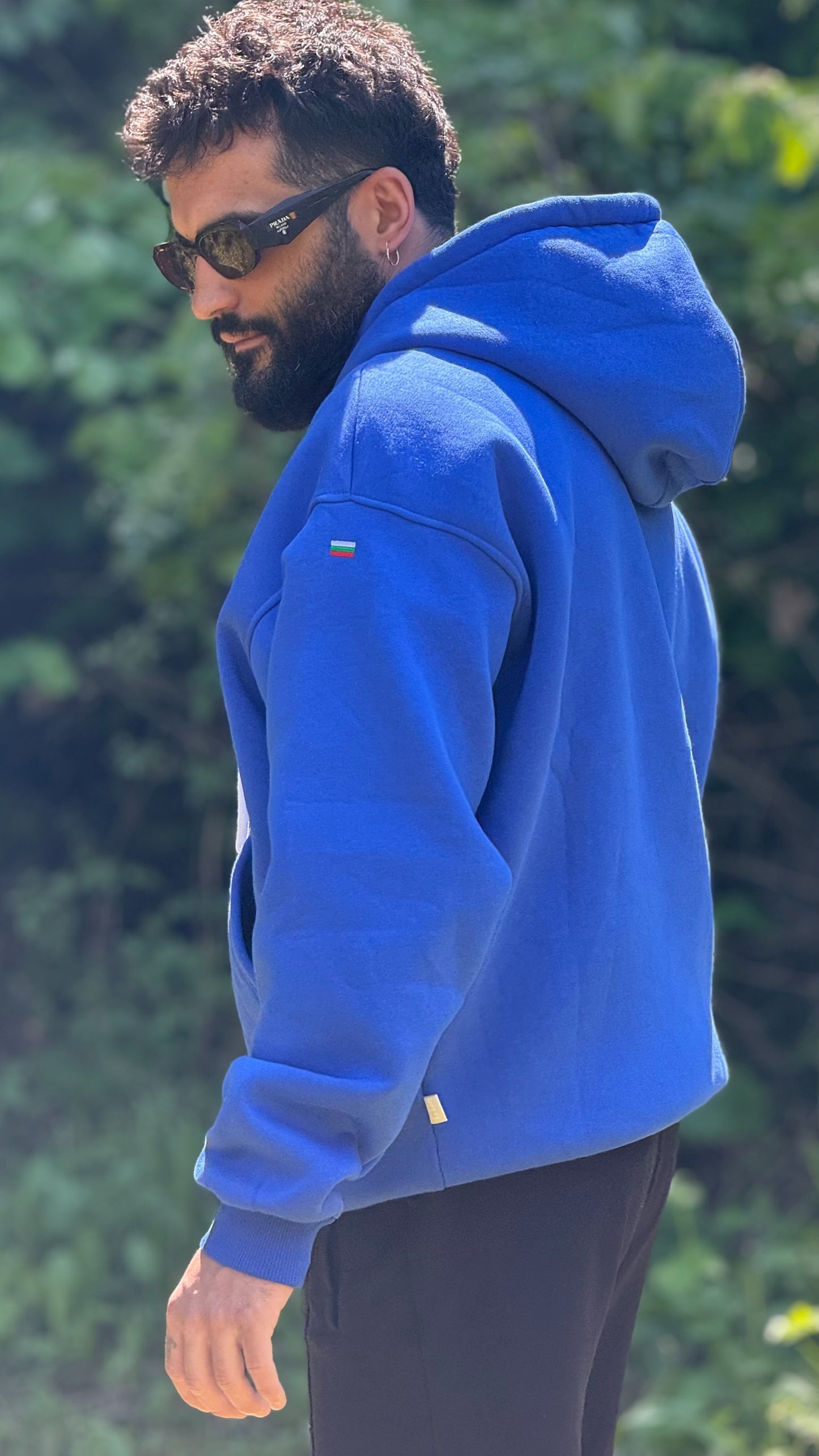 Unisex Oversize Hoodie - Royal Blue