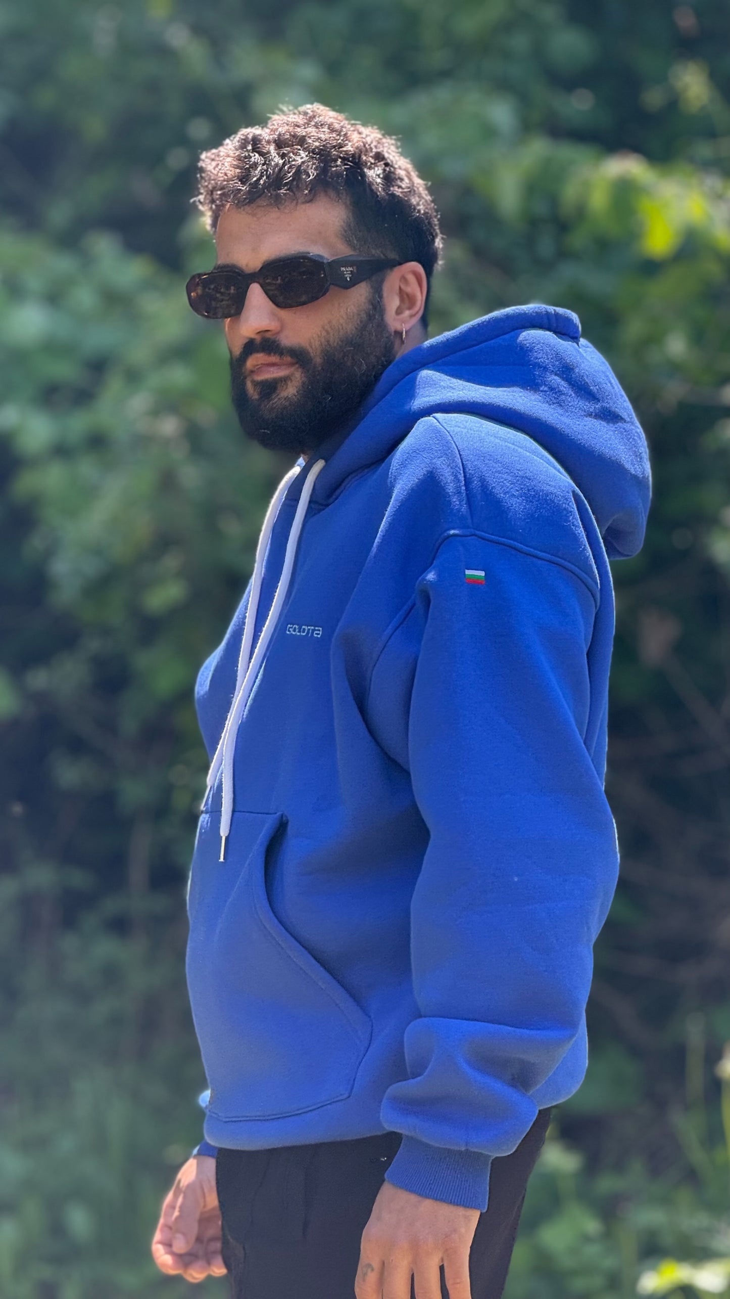 Unisex Oversize Hoodie - Royal Blue