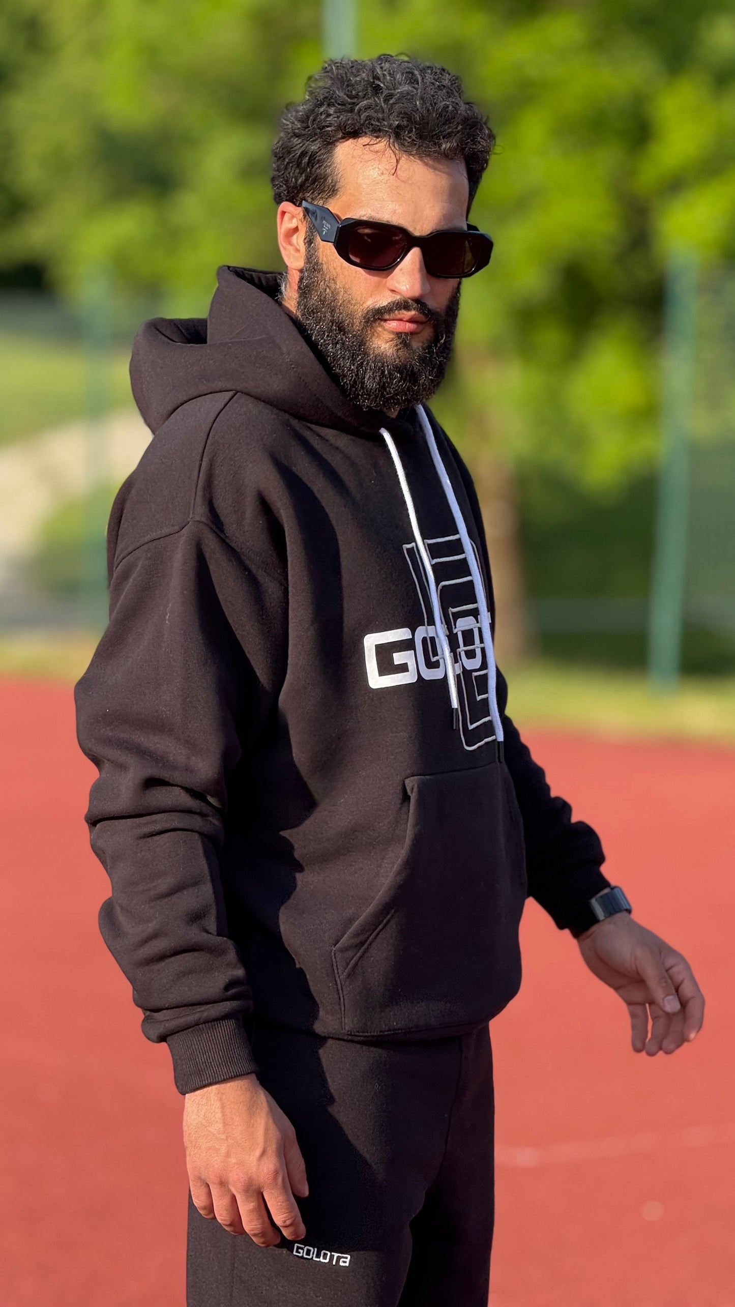 Унисекс Hoodie – Black, Logo