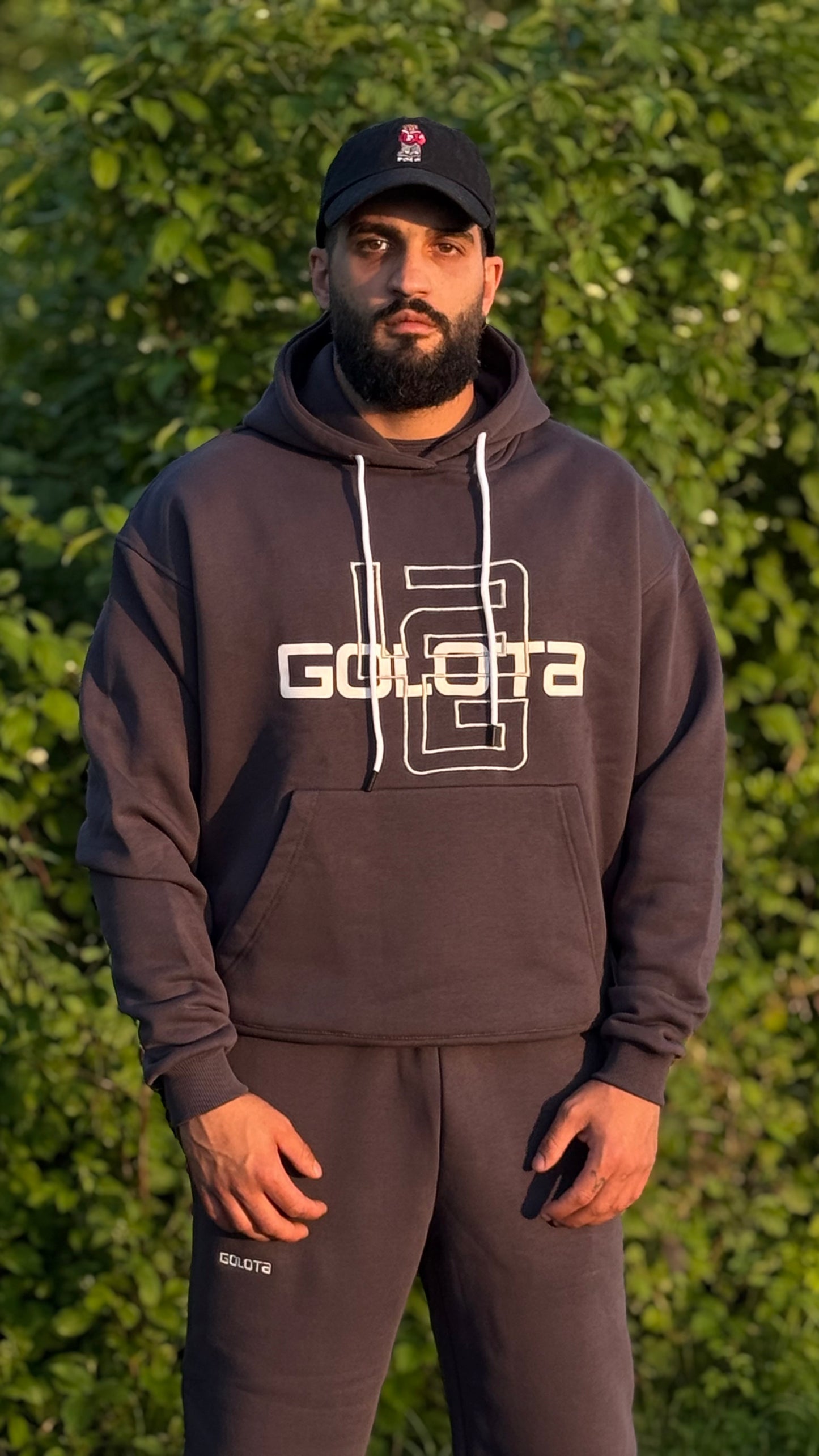 Унисекс Hoodie – Graphite, Logo