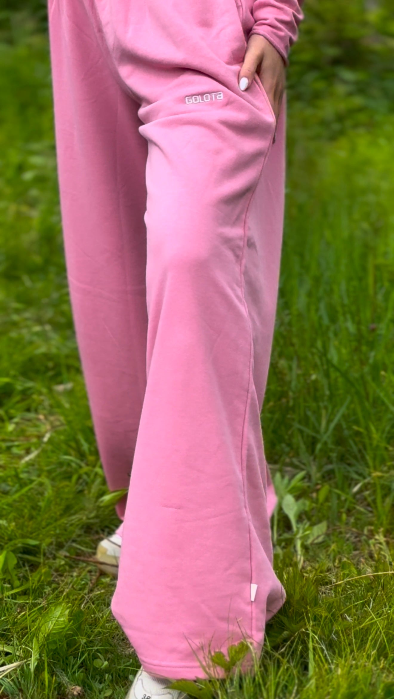 Woman Wide Pants - Pink