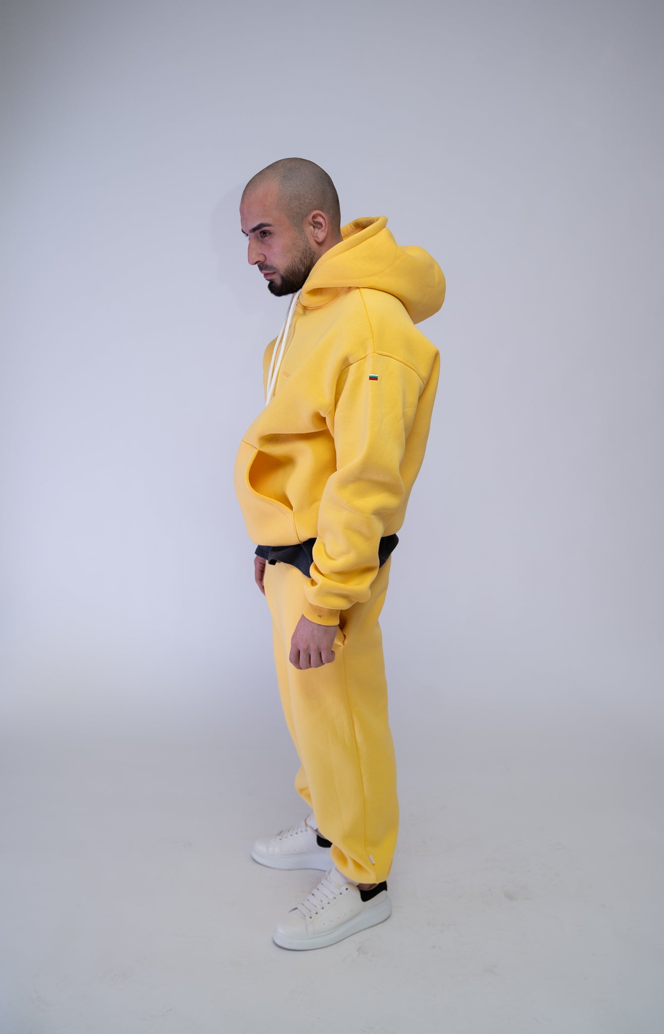 Unisex Hoodie Oversize - Yellow