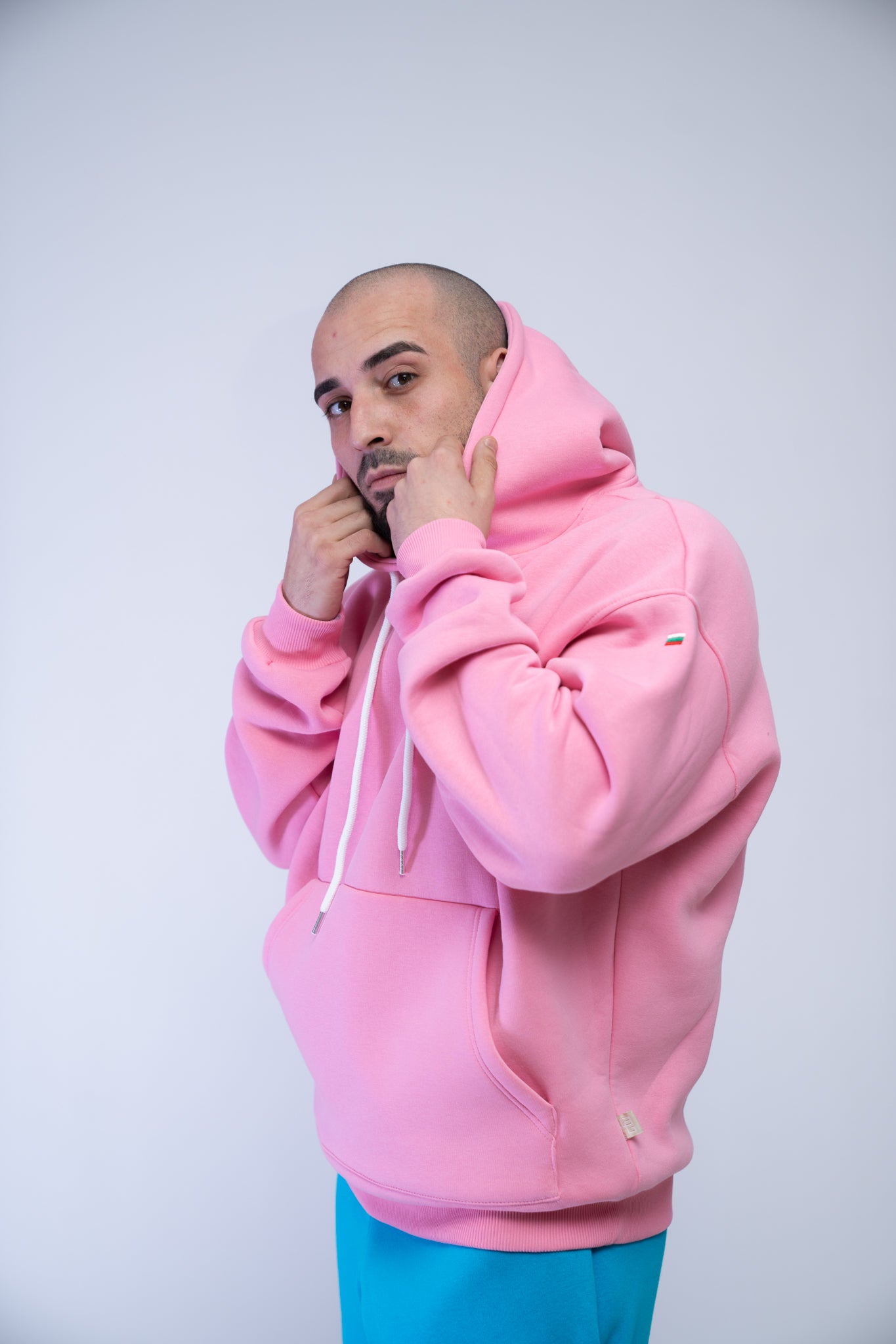 Unisex Hoodie Oversize - BABY PINK