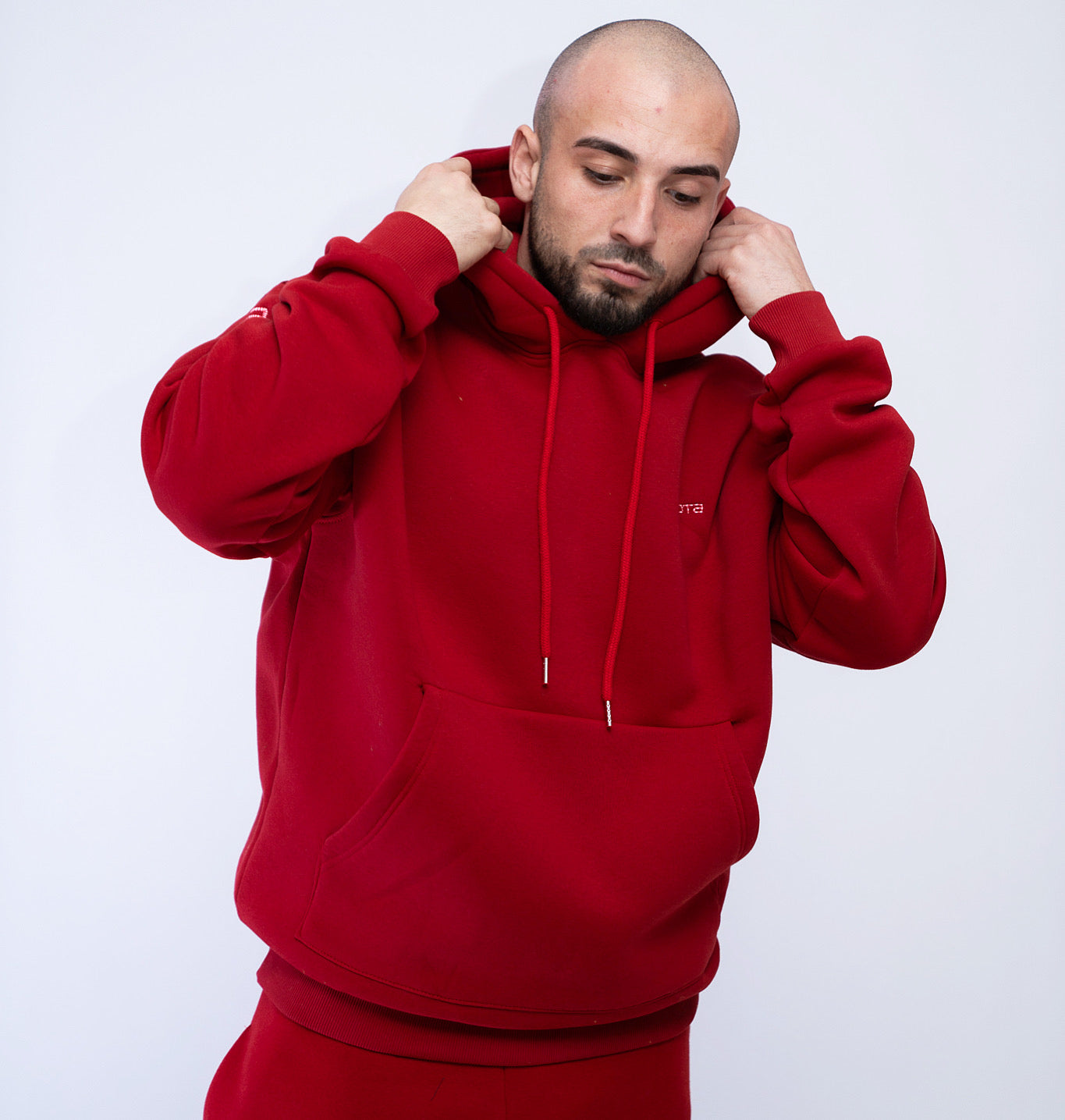 Unisex Hoodie Oversize - FERRARI RED