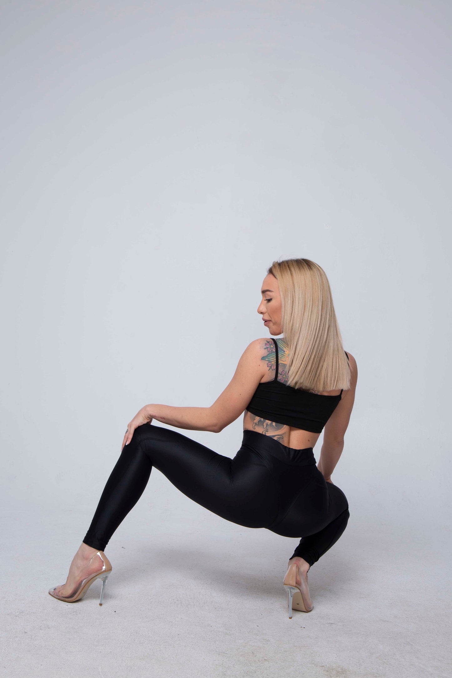 Women, Leggings Thong Fit - Black