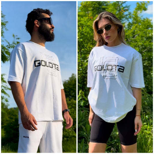 Унисекс Oversize Тениска- Оff-White, Logo