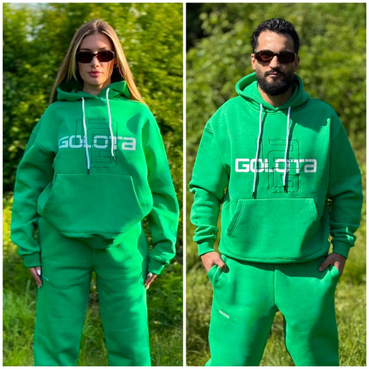 Унисекс комплект – Hoodie + Долнище – Greencash
