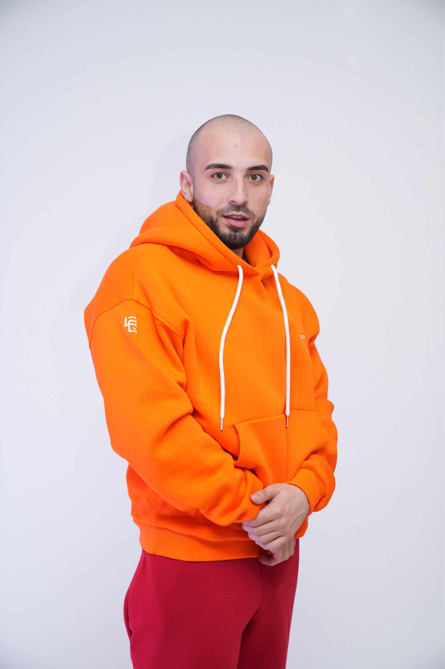 Unisex Hoodie Oversize - Orange