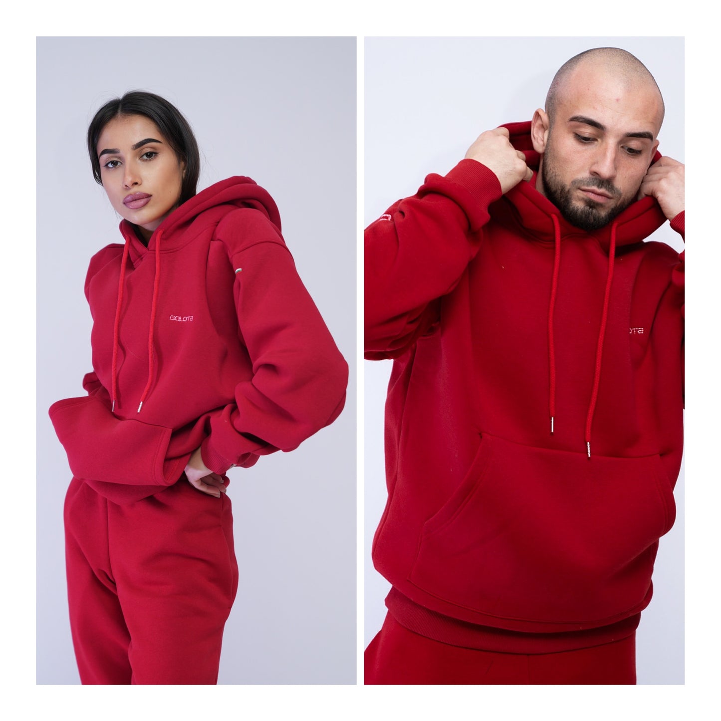 Unisex Hoodie Oversize - FERRARI RED