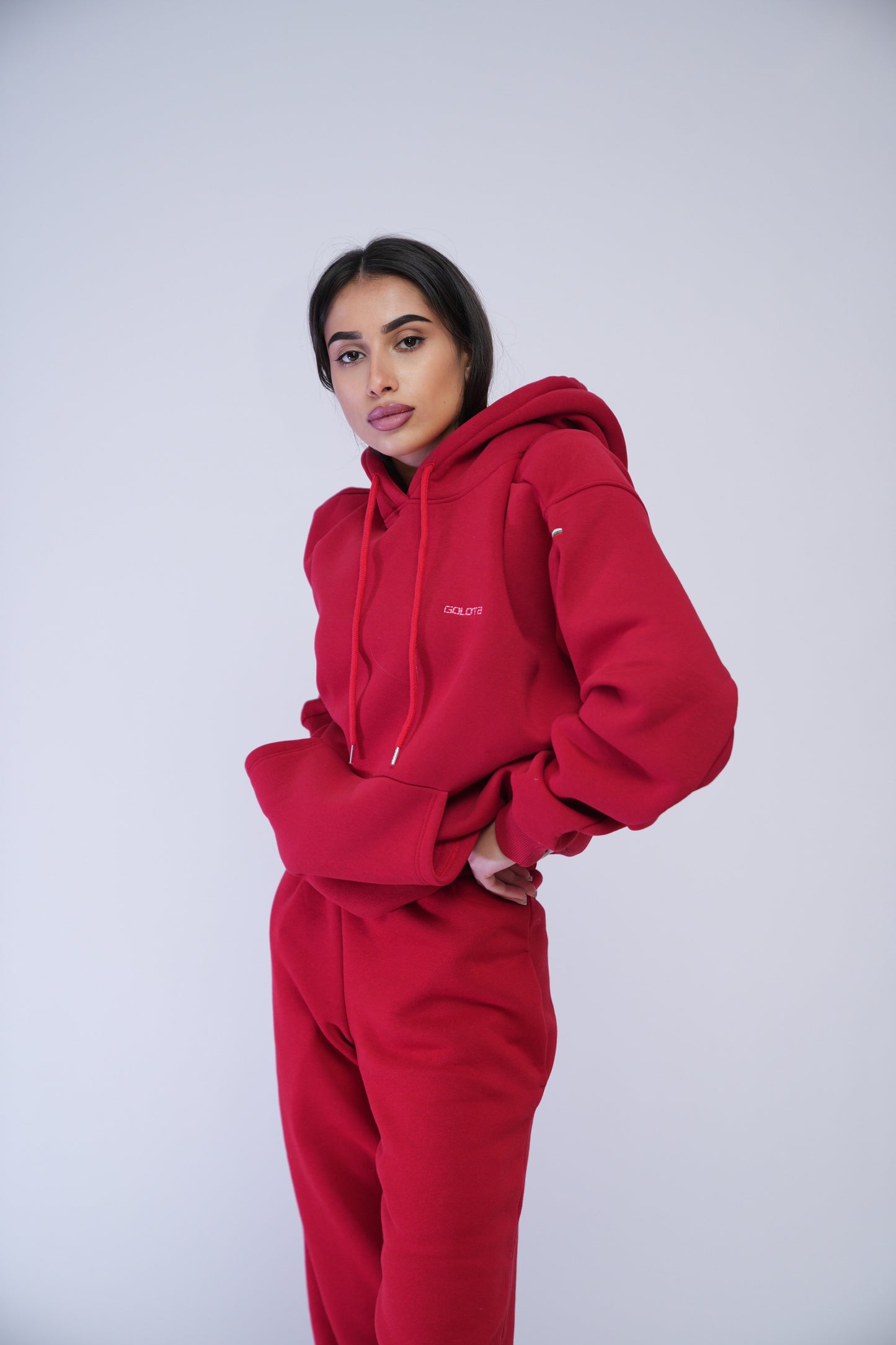 Unisex Hoodie Oversize - FERRARI RED