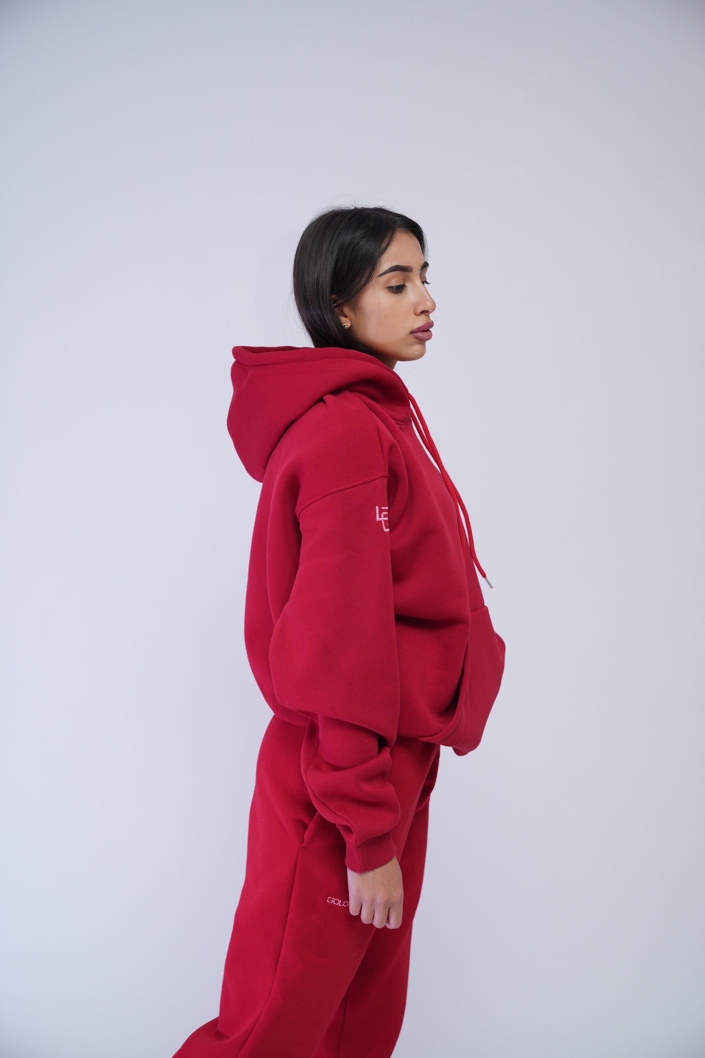 Unisex Hoodie Oversize - FERRARI RED