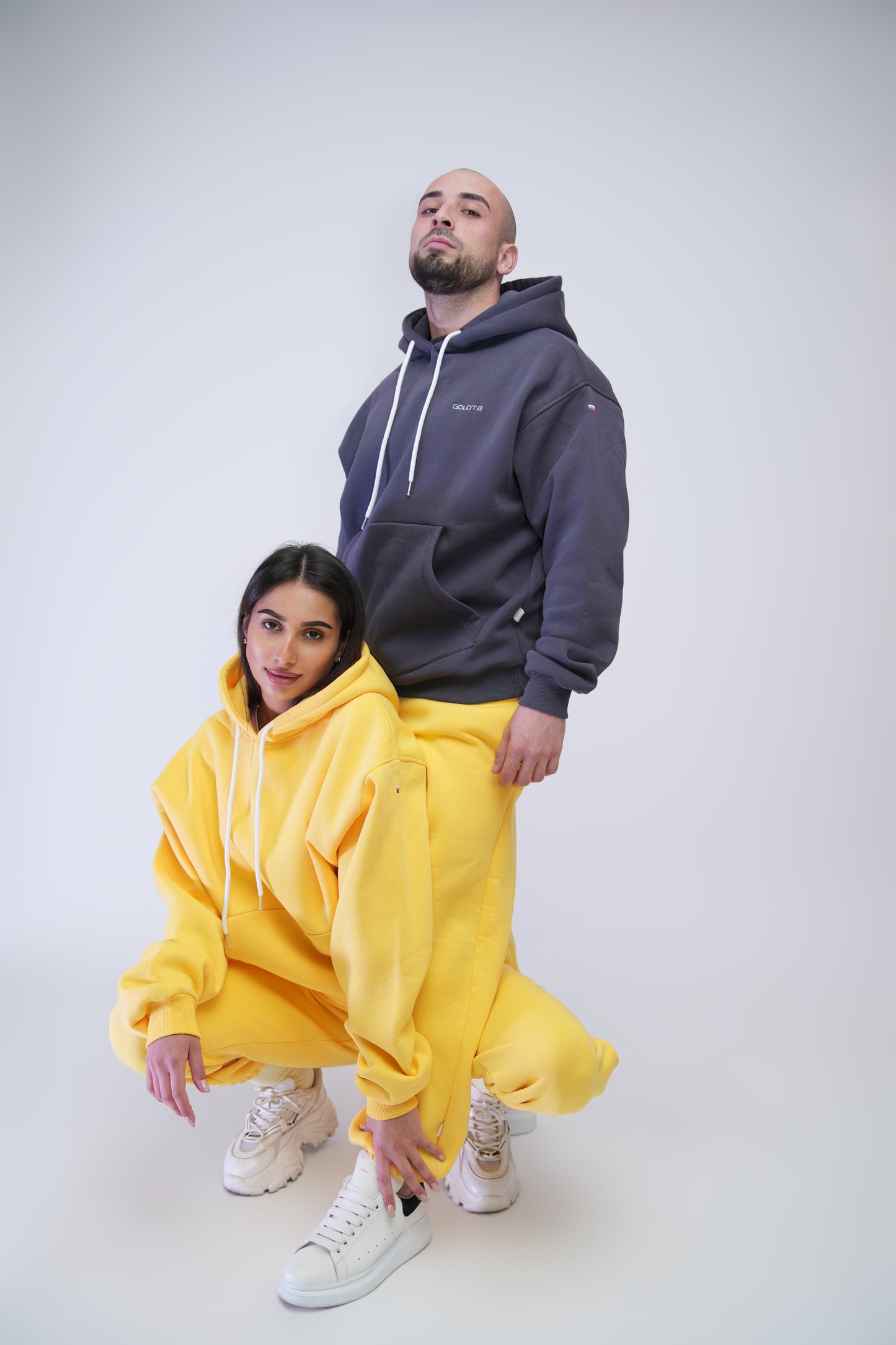 Unisex Hoodie Oversize - Yellow
